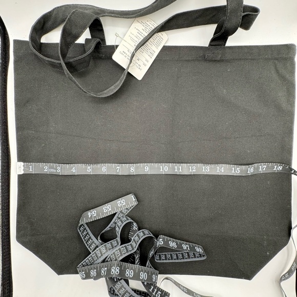 NWT Large canvas back Black with sushi pictures imported from Japan - Picture 5 of 7